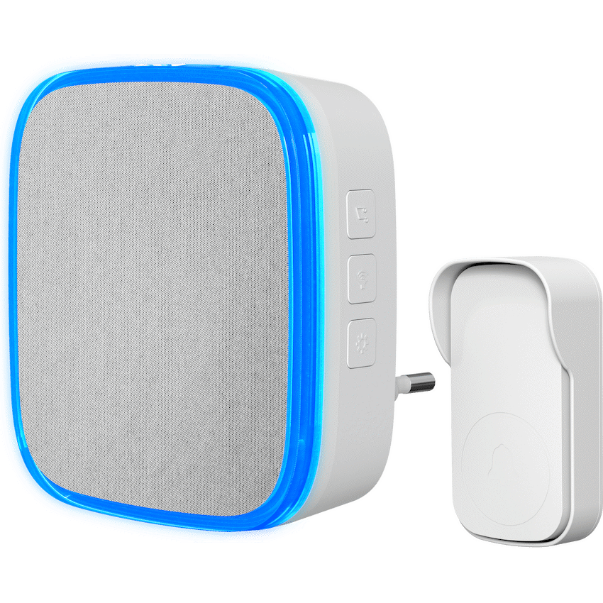 Ellies Secure Series - Wireless Kinetic Doorbell - AC Receiver and Kinetic transmitter - WT