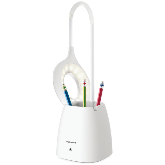 Volkano Radiant Series LED Table Lamp - White