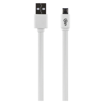 Pro Bass Energize Series Packaged Micro USB Cable - White