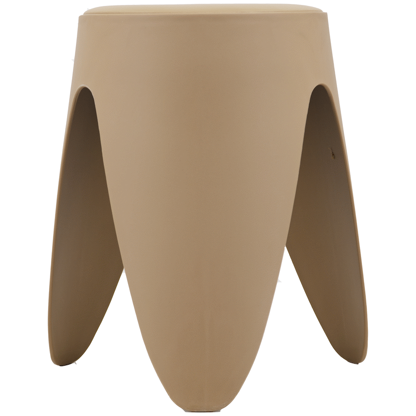 Tulip Stool - Stone