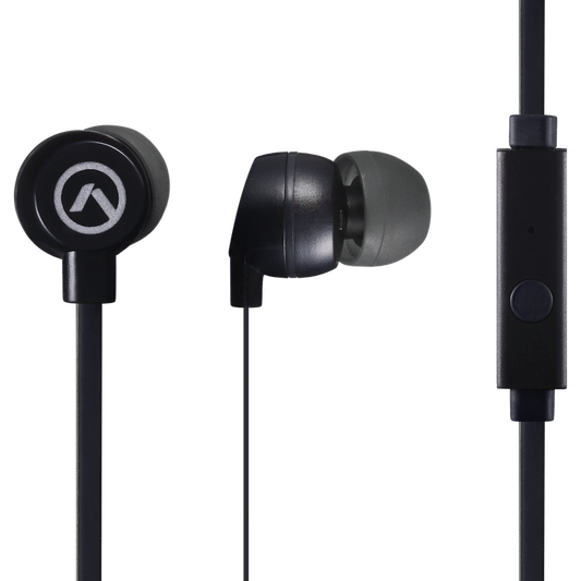 Amplify Vibe Series Earphones with Mic - Black and Grey