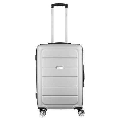 Travelwize Maple ABS 65cm 4-Wheel Spinner Luggage - Silver