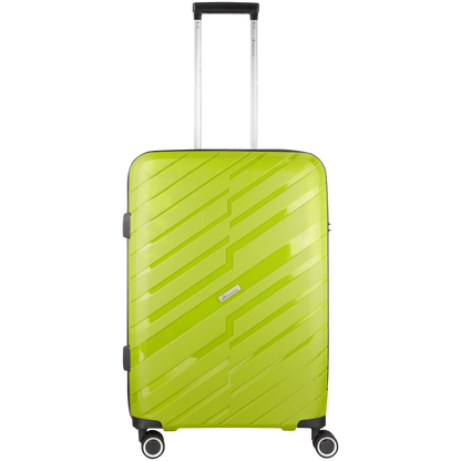 Travelwize Java PP 4-Wheel Spinner 65cm Luggage - Lime