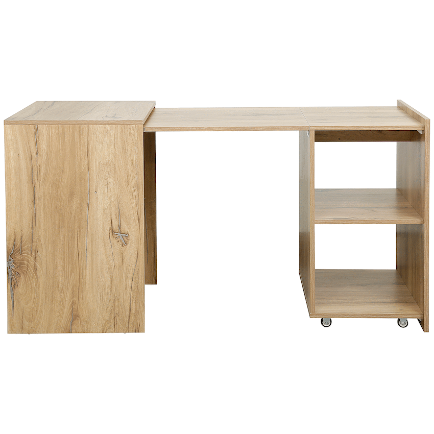 Everfurn Adaptive Desk - Brown