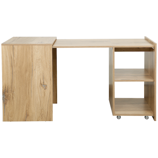 Everfurn Adaptive Desk - Brown
