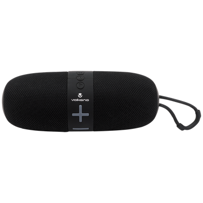 Volkano Flow Series Portable Bluetooth Speaker - Black with Grey Buttons