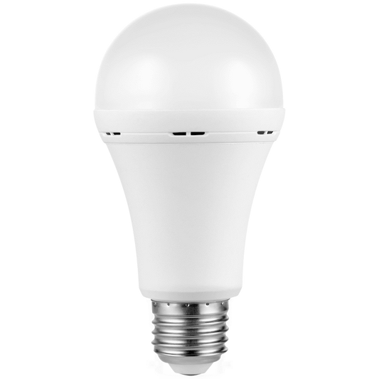 Switched 9w A60 Rechargeable LED Light Bulb E27 - Cool White