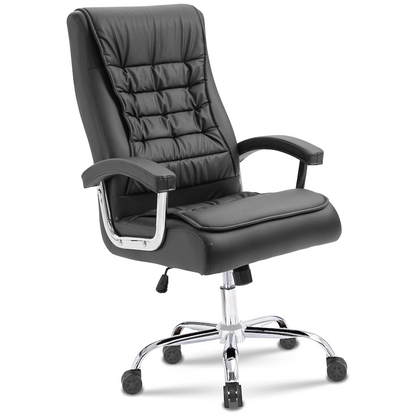 Everfurn Louis High Back Office Chair - Black