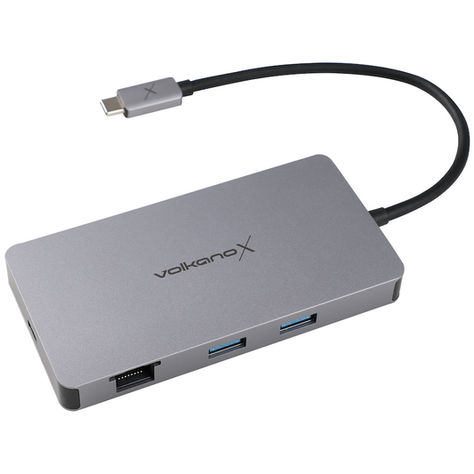 Volkano X Core Series 8 in 1 USB-C Multiple Port Adaptor