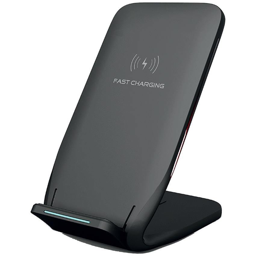 Volkano Pylon Series Upright Fast Wireless Charger - Black