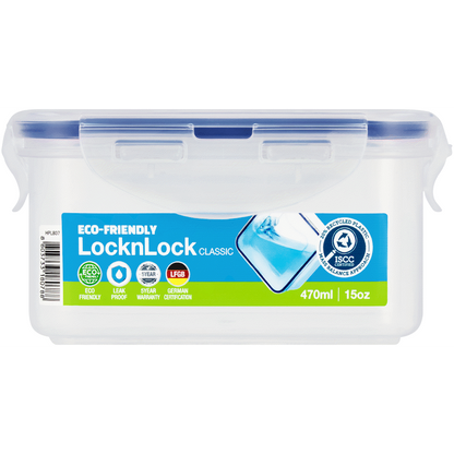 LocknLock Rectangular Airtight Container 470ml ( Order in Qty of 6)