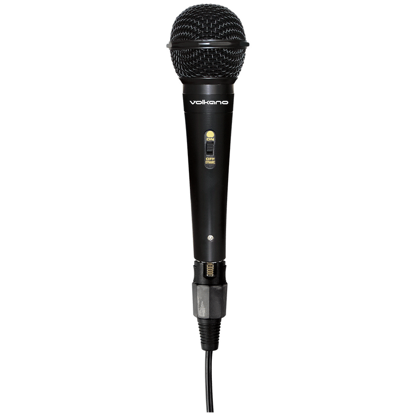 Volkano Ace Series Metal Wired Dynamic Vocal Microphone - Black