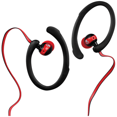 Volkano Sports Earphones Black/Red