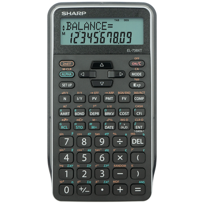 Sharp EL-738 XTB - Advanced Financial Calculator NEW DESIGN