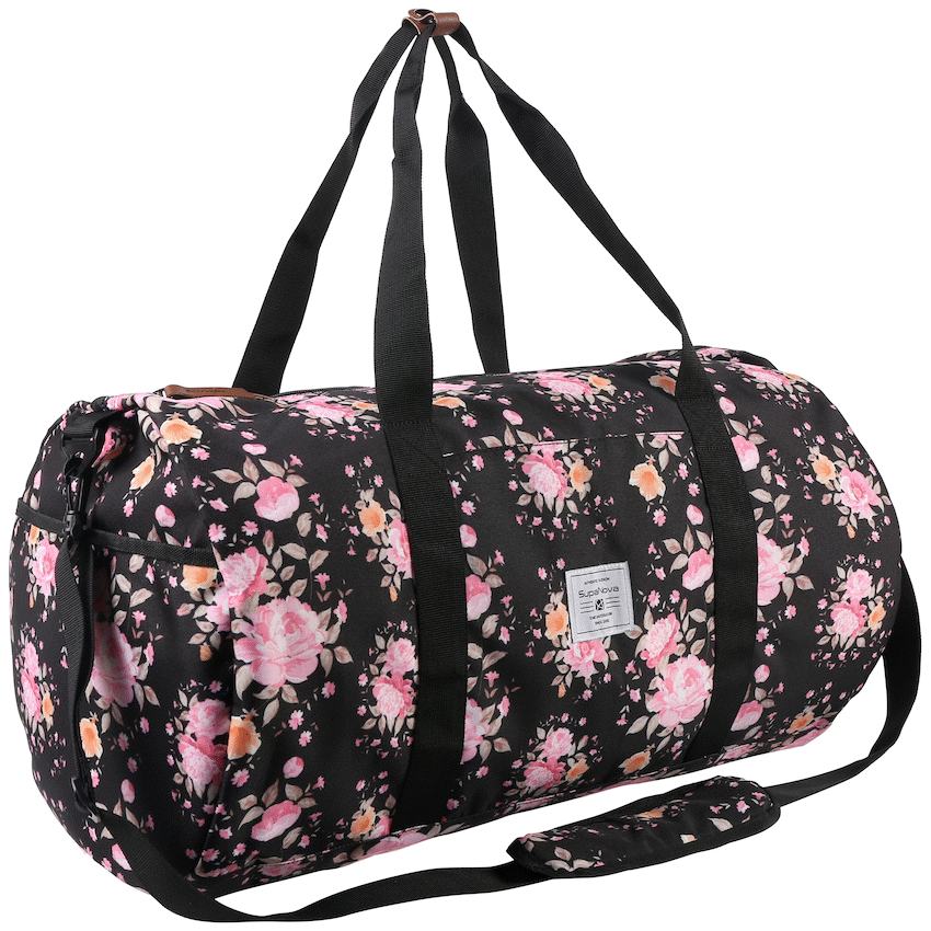 Supanova Kate Duffle Blk/Floral