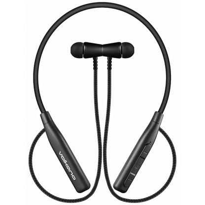 Volkano Aeon+ Series Bluetooth Earphones with Neckband - Black