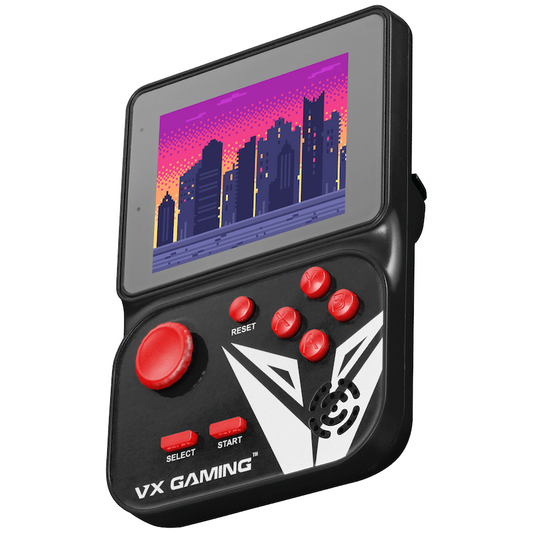 VX Gaming Nostalgia Series Handheld Retro Game Station with 4gb Micro SD - Black