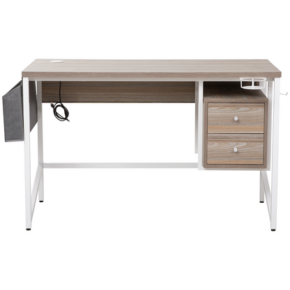 Everfurn Premium Baquil Smart Desk, 2 x 3.1 USB Ports