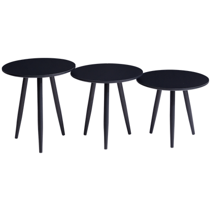 Everfurn Wooden Finish 3 - Piece Monaco Coffee Table
