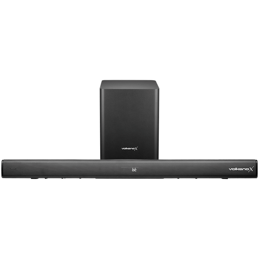 VolkanoX Supersonic 2 Series 2.1 200w Soundbar System with Wireless Subwoofer - Black