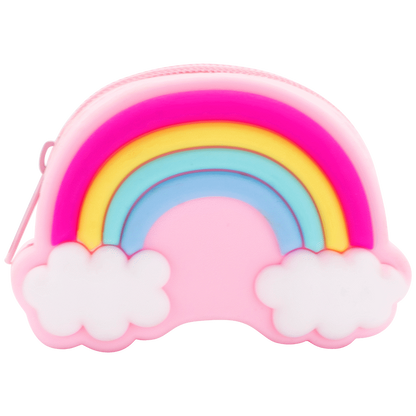 Quest Rainbow Silicone Purse - Pink