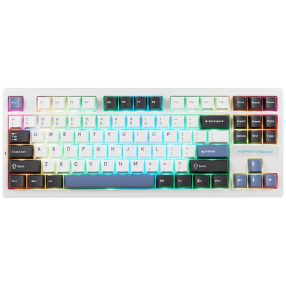 Volkano Gaming Obsidian X1 TKL Mechanical Tri-mode keyboard with Red switches