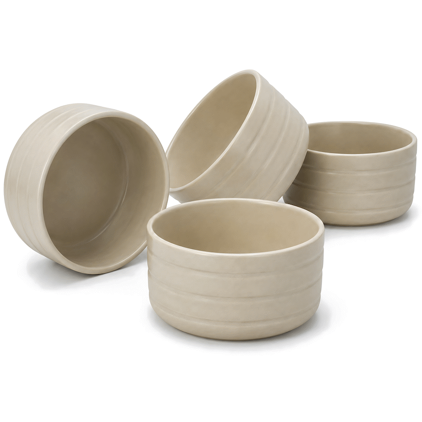 Legend Premium Stoneware Bowl 4pc Set ( Order in Qty of 1)