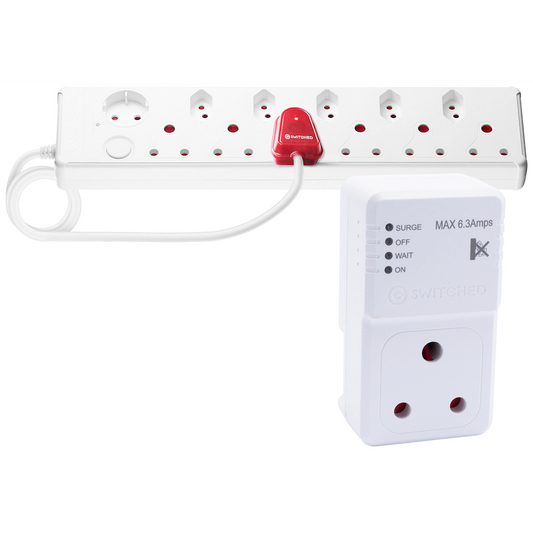 12-Way High Surge Multiplug + High Surge Protector