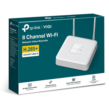 VIGI NVR1108H-W 8-Channel Wi-Fi Network Video Recorder