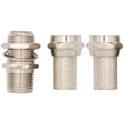 Volkano 2x F Connector & Barrel Joiner
