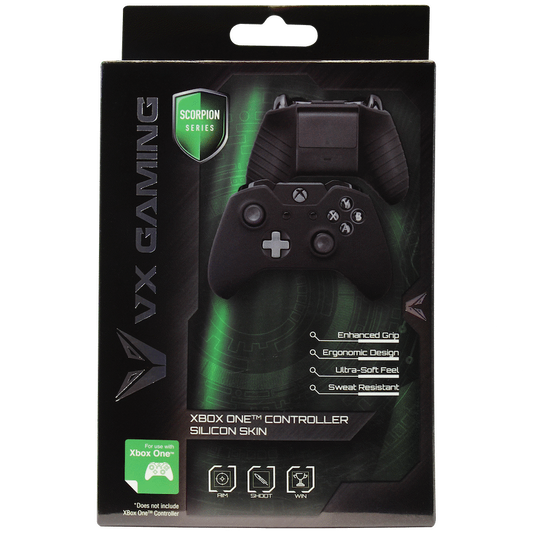 VX Gaming Scorpion Series Controller Silicone Skin - Black (Xbox One)