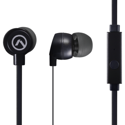 Amplify Vibe Series Earphones with Mic - Black and Grey