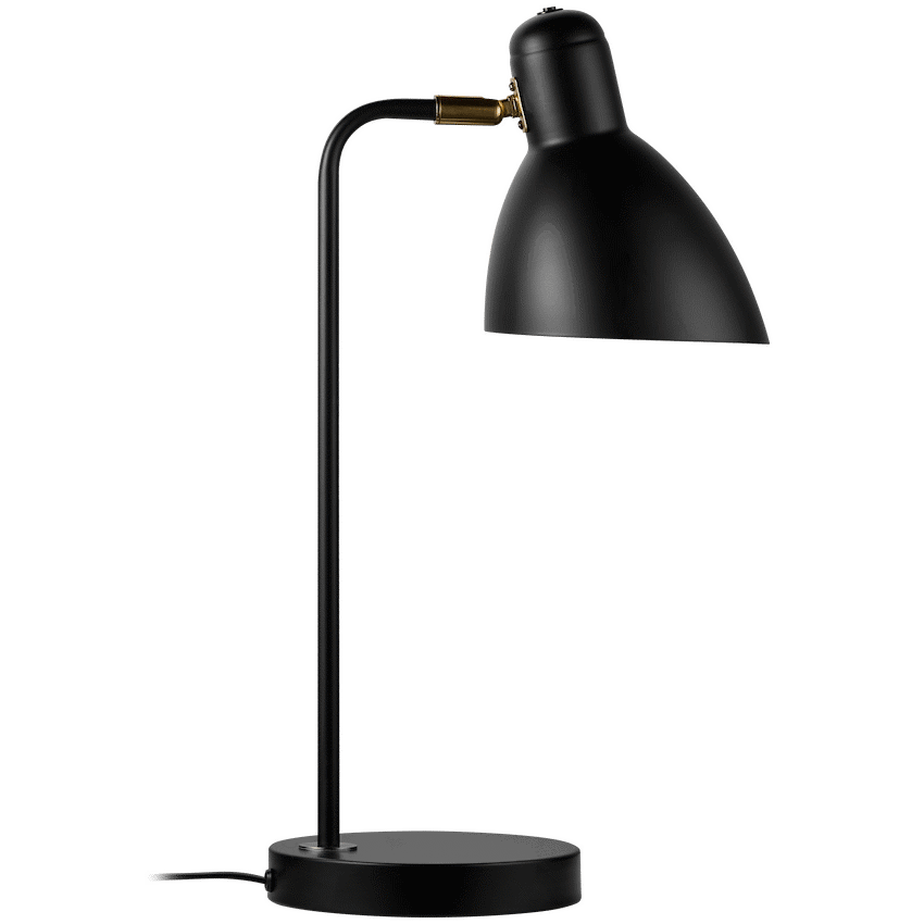 Switched Orluna Series Metal Desk Lamp - Black