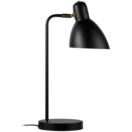 Switched Orluna Series Metal Desk Lamp - Black