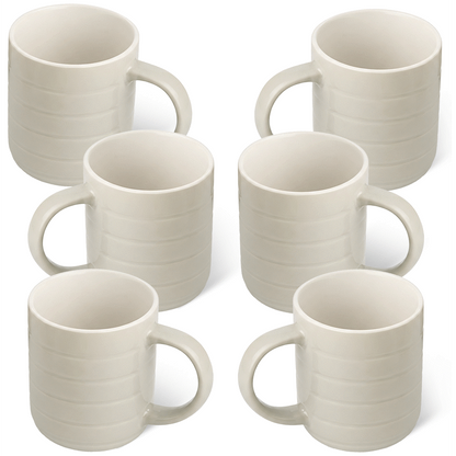Legend Premium Stoneware Mug 350ml 6pc Set ( Order in Qty of 1)