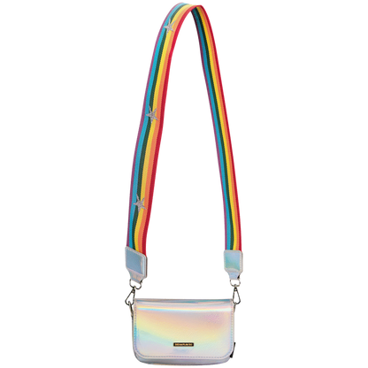Quest Rainbow Cross Body Bag - Silver