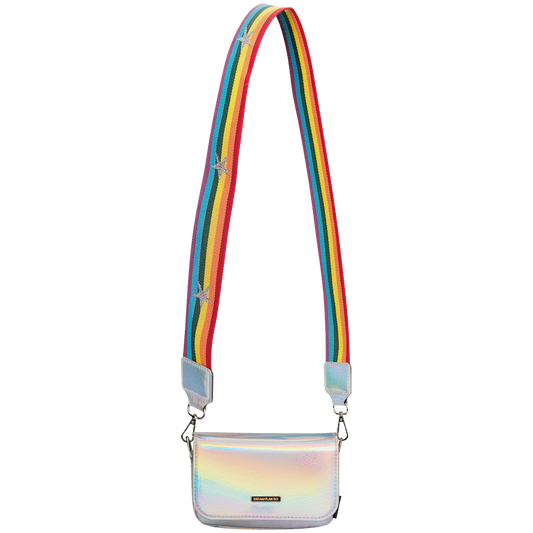 Quest Rainbow Cross Body Bag - Silver