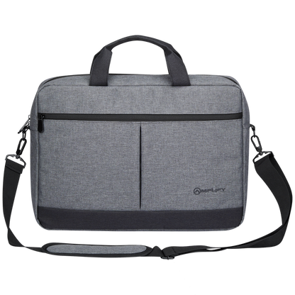 Amplify Ingwe 15.6"Laptop Shoulder Bag Black/Charcoal