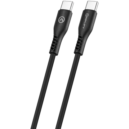 Amplify CoreCharge 1.2m USB-C to USB-C Cable - Black