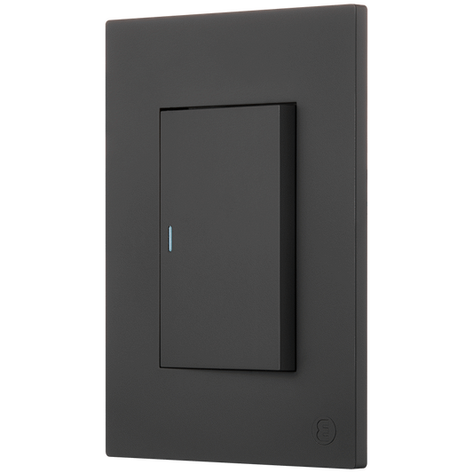 Ellies 1 Lever 1 Way Switch 2x4 (60mmx100mm) -BK