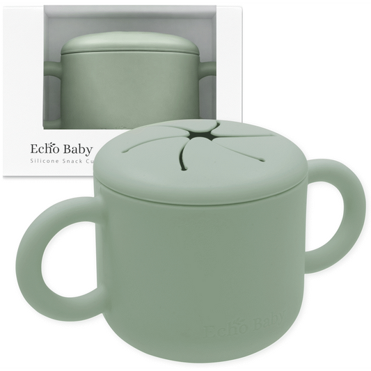 Echo Baby Silicone Snack Cup - Sage