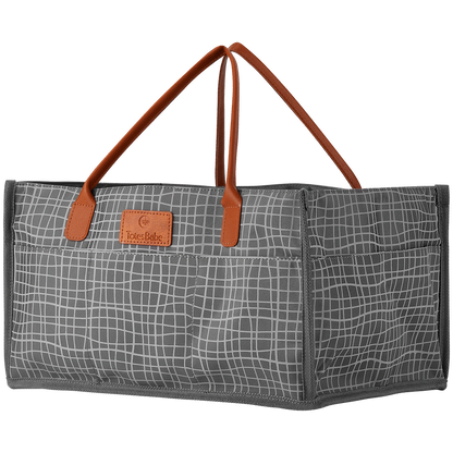 Totes Babe Wavy Series Nursery Caddy Grey