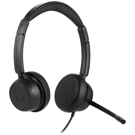 VolkanoX Chat Series mk3 Series Teams headphone with ENC -Black