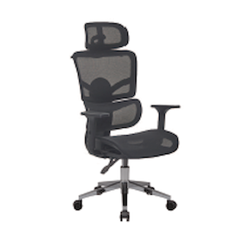 Everfurn Vortex High Back Office  Chair - Black