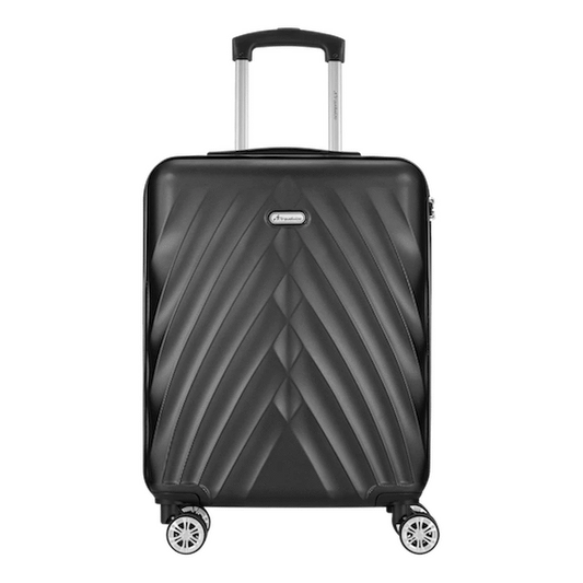 Travelwize Terra ABS 77cm 4-Wheel Spinner Luggage - Black
