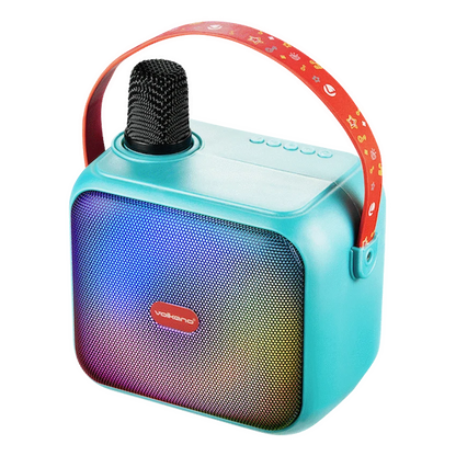 Volkano Kids SongSeeker Bluetooth Karaoke Machine with Wireless BT Microphone