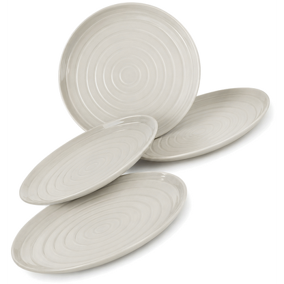 Legend Premium Stoneware Plate 4pc Set ( Order in Qty of 1)