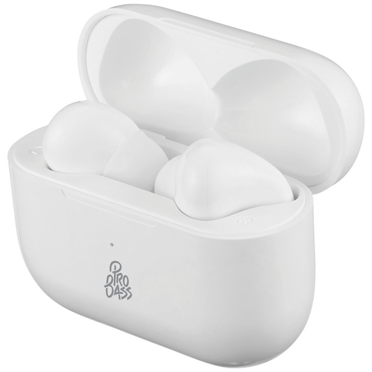 Pro Bass Pulse Buds True Wireless Earphones with Charging Case - White