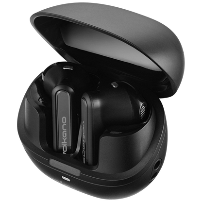 Volkano QuietFit - TWS Earphones with ANC & ENC- Black