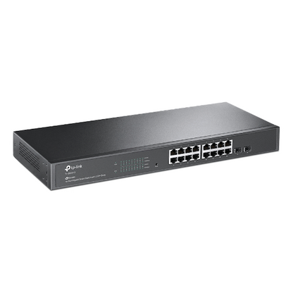 TP-Link SG2218 JetStream 16-Port Gigabit Smart Switch with 2 SFP Slots